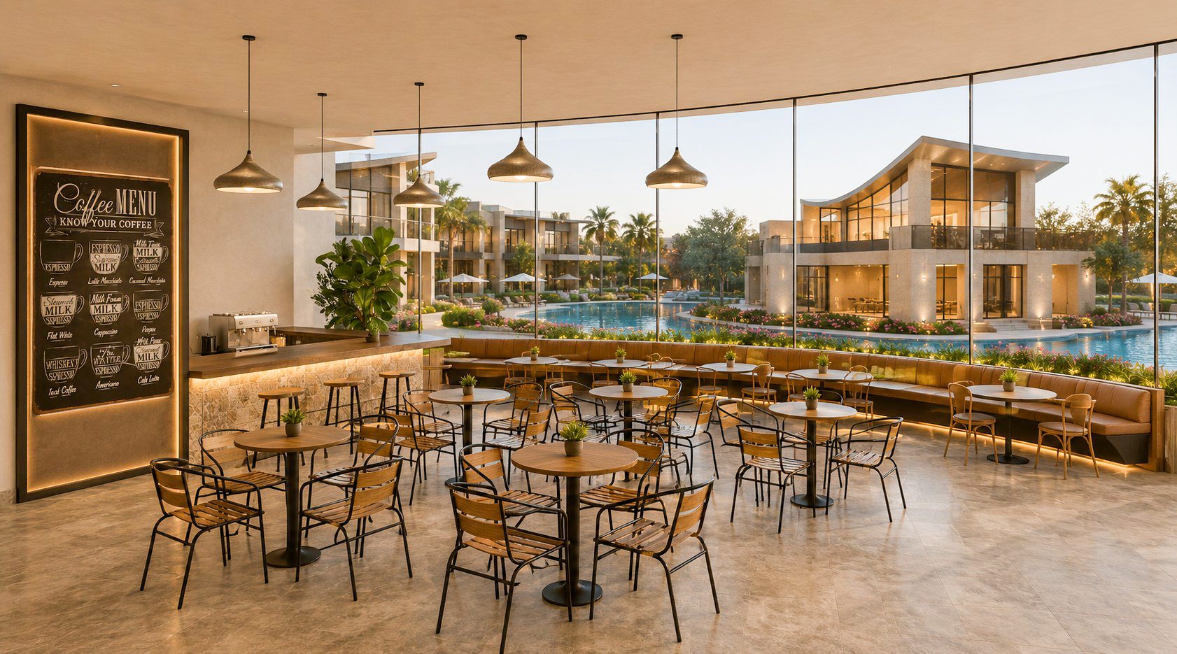 Cafe at Lobby — Hero
